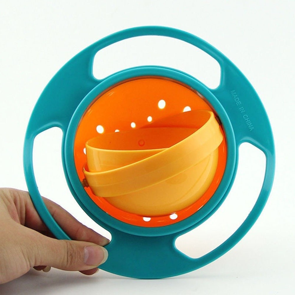 Baby Feeding Toy Bowl Dishes Kids Boy Girl Spill Proof Universal Rotate Technology Funny Gift Baby Accesories ZL1521